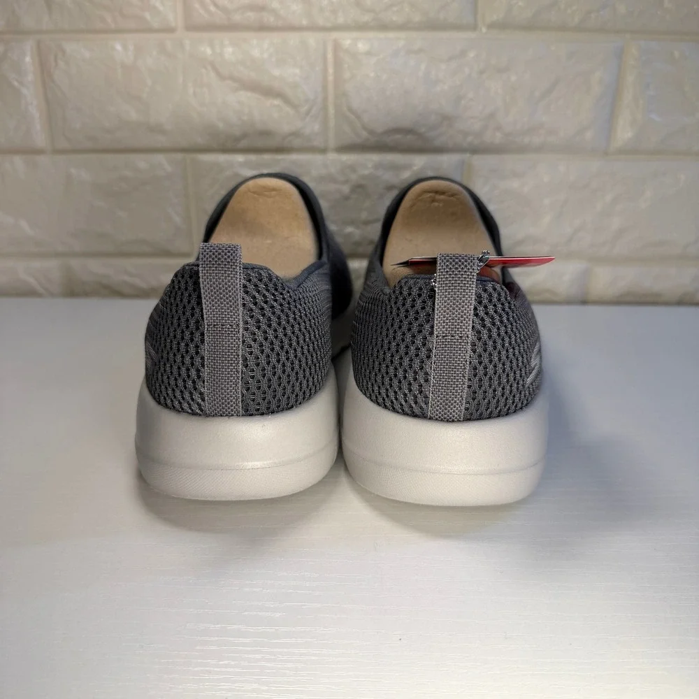 Skechers GOwalk Joy Womens 9.5 Wide Charcoal New Walking Shoes 15600W